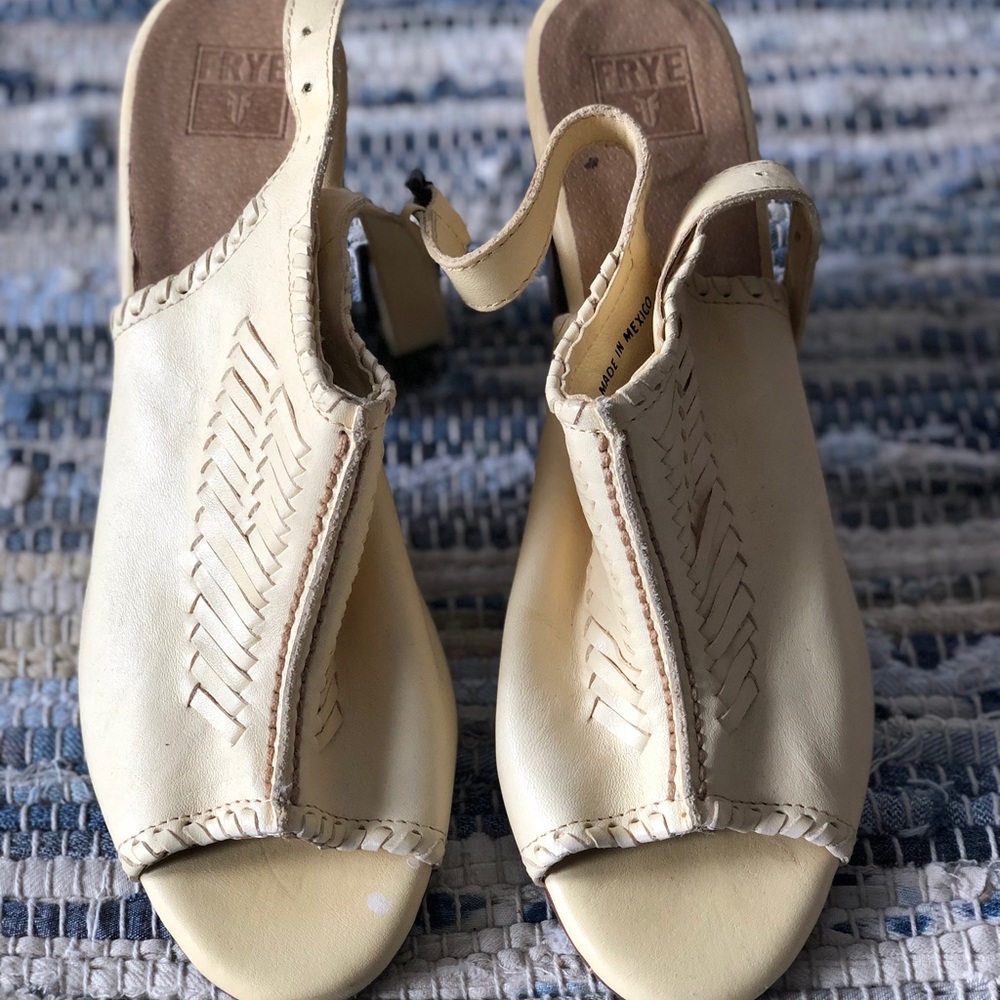 Frye size 9 block heels